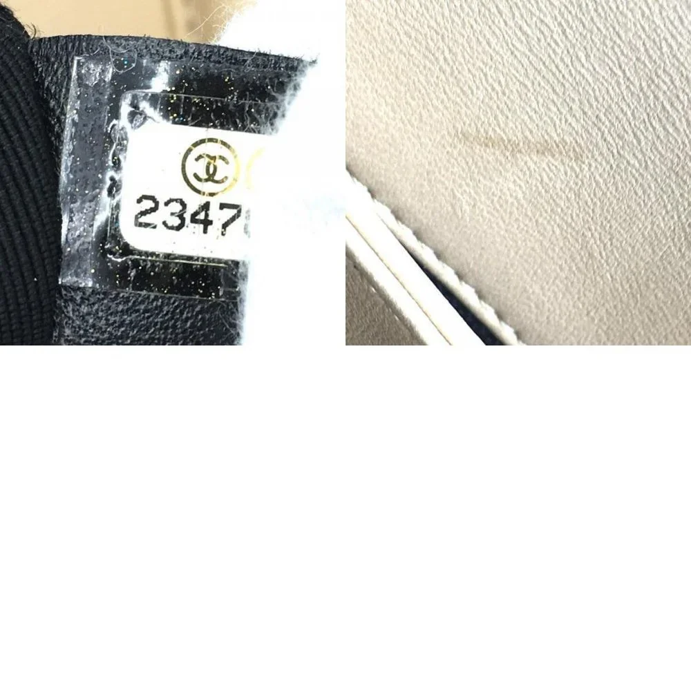CHANEL CHANEL Logo Matelasse Flap single Chain Shoulder Bag Suede Beige